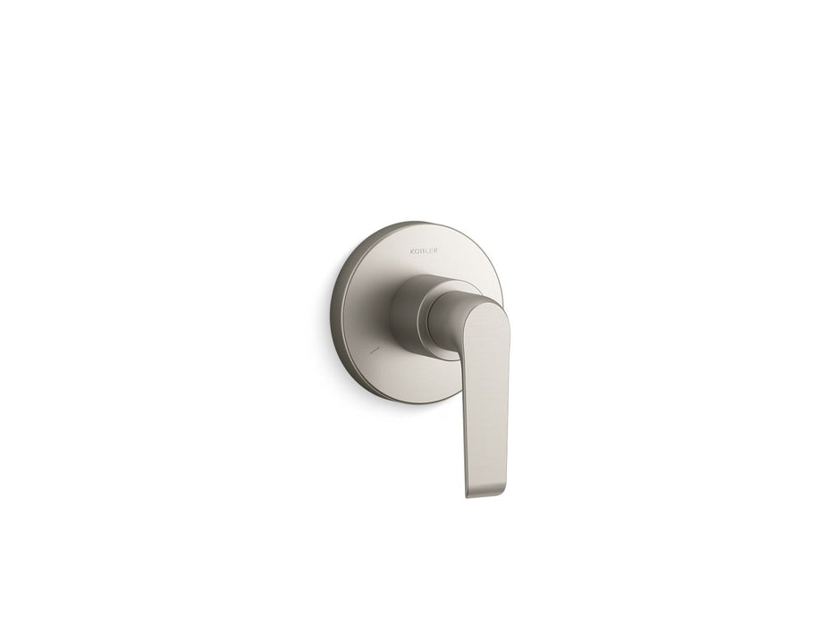 KOHLER K-T97026-4 Avid MasterShower transfer valve trim, vibrant brushed nickel