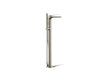 KOHLER K-T97367-4 Avid Floor-mount bath filler trim, vibrant brushed nickel
