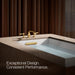 KOHLER K-T98071-4 Artifacts Deck-mount bath faucet handle trim with Lever design, vibrant brushed moderne brass - view 3