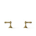 KOHLER K-T98071-4 Artifacts Deck-mount bath faucet handle trim with Lever design, vibrant brushed moderne brass - view 5