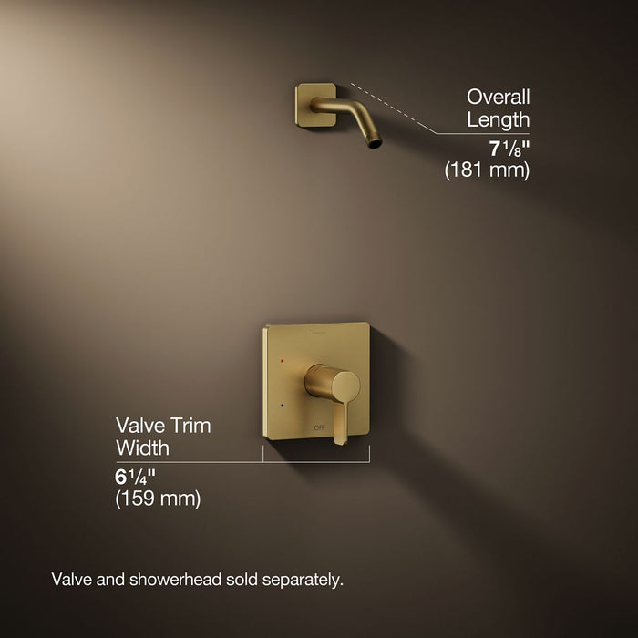 3/4 view of product with dimensions