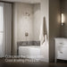 KOHLER K-TLS28127-4 Venza Rite-Temp bath and shower trim kit, without showerhead, vibrant brushed nickel - view 5