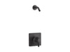 KOHLER K-TLS28128-4 Venza Rite-Temp shower trim kit, without showerhead, matte black