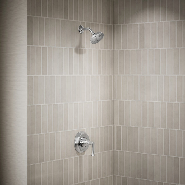 KOHLER K-TLS35938-4 Buckley Rite-Temp shower trim kit, without showerhead, polished chrome - view 3