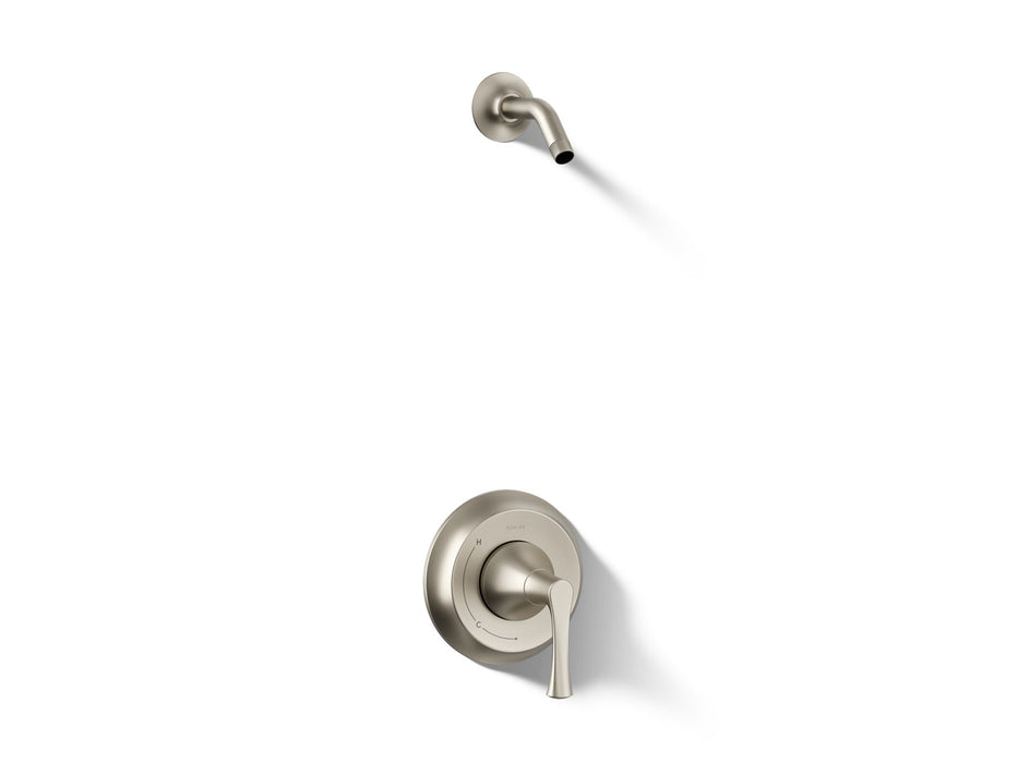 KOHLER K-TLS35938-4 Buckley Rite-Temp shower trim kit, without showerhead, vibrant brushed nickel