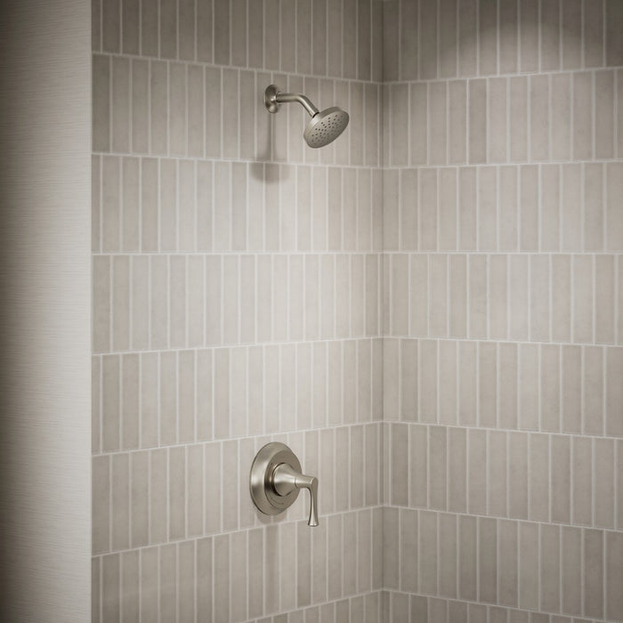 KOHLER K-TLS35938-4 Buckley Rite-Temp shower trim kit, without showerhead, vibrant brushed nickel - view 3