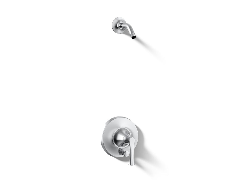 KOHLER K-TLS35943-4 Buckley Rite-Temp shower trim kit with push-button diverter, without showerhead, polished chrome