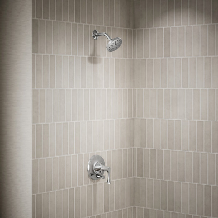 KOHLER K-TLS35943-4 Buckley Rite-Temp shower trim kit with push-button diverter, without showerhead, polished chrome - view 3
