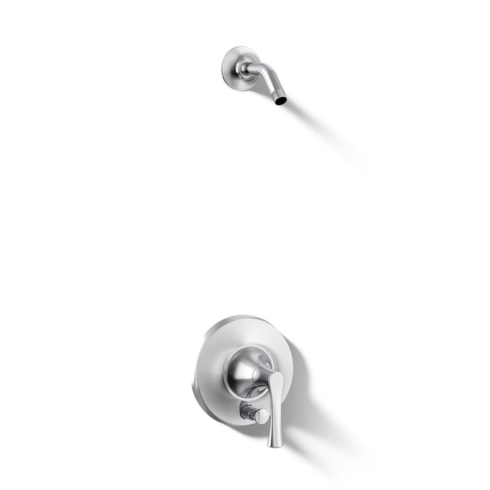 KOHLER K-TLS35943-4 Buckley Rite-Temp shower trim kit with push-button diverter, without showerhead, polished chrome - view 4