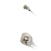 KOHLER K-TLS35943-4 Buckley Rite-Temp shower trim kit with push-button diverter, without showerhead, vibrant brushed nickel
