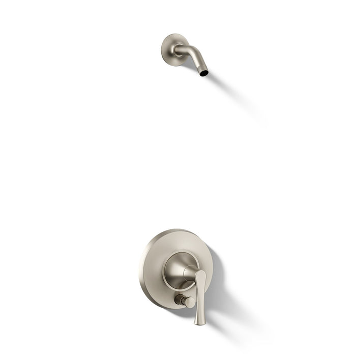 KOHLER K-TLS35943-4 Buckley Rite-Temp shower trim kit with push-button diverter, without showerhead, vibrant brushed...