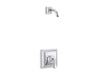 KOHLER K-TLS462-4V Memoirs Rite-Temp shower trim kit, without showerhead, polished chrome