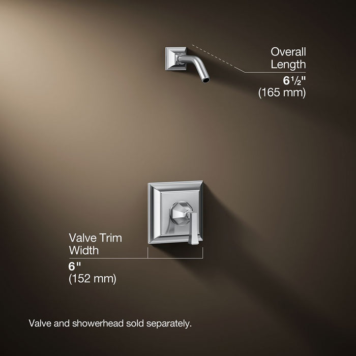 3/4 view of product with dimensions
