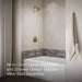 KOHLER K-TLS97074-4 Pitch Rite-Temp bath and shower trim kit, without showerhead, vibrant brushed moderne brass - view 4