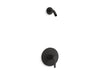 KOHLER K-TLS97077-4 Pitch Rite-Temp shower trim kit, without showerhead, matte black