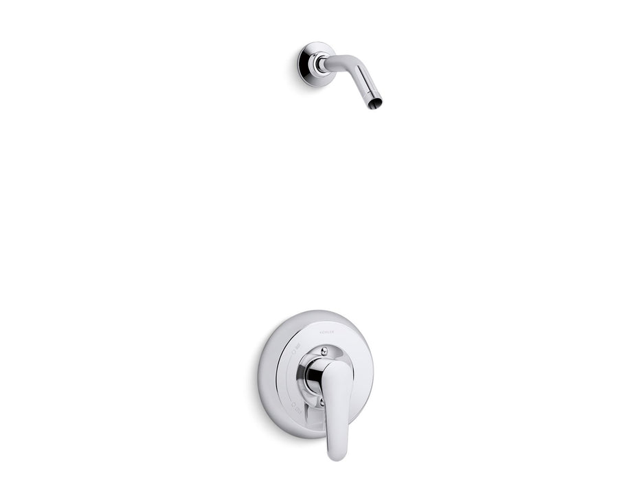 KOHLER K-TLS98009-4 July Rite-Temp shower trim kit, without showerhead, polished chrome