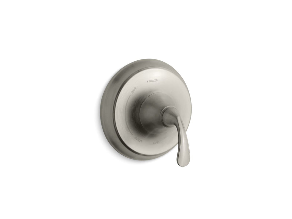 KOHLER K-TS10277-4 Forté Rite-Temp valve trim, vibrant brushed nickel