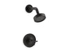 KOHLER K-TS14422-3 Purist Rite-Temp shower trim kit with cross handle, 2.5 gpm, matte black