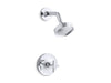 KOHLER K-TS14422-3 Purist Rite-Temp shower trim kit with cross handle, 2.5 gpm, polished chrome