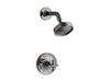 KOHLER K-TS14422-3 Purist Rite-Temp shower trim kit with cross handle, 2.5 gpm, vibrant titanium