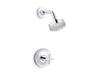 KOHLER K-TS14422-3G Purist Rite-Temp shower trim kit with cross handle, 1.75 gpm, polished chrome