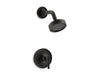 KOHLER K-TS14422-4 Purist Rite-Temp shower trim kit with lever handle, 2.5 gpm, matte black