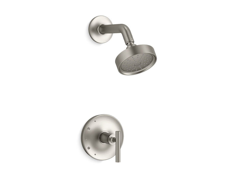 KOHLER K-TS14422-4G Purist Rite-Temp shower trim kit with lever handle, 1.75 gpm, vibrant brushed nickel