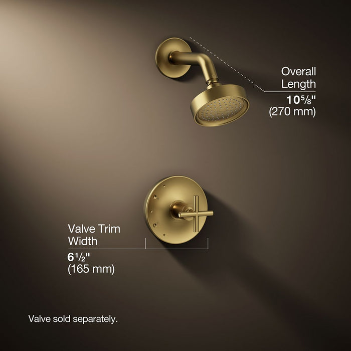 3/4 view of product with dimensions