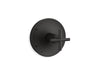 KOHLER K-TS14423-3 Purist Rite-Temp valve trim with cross handle, matte black