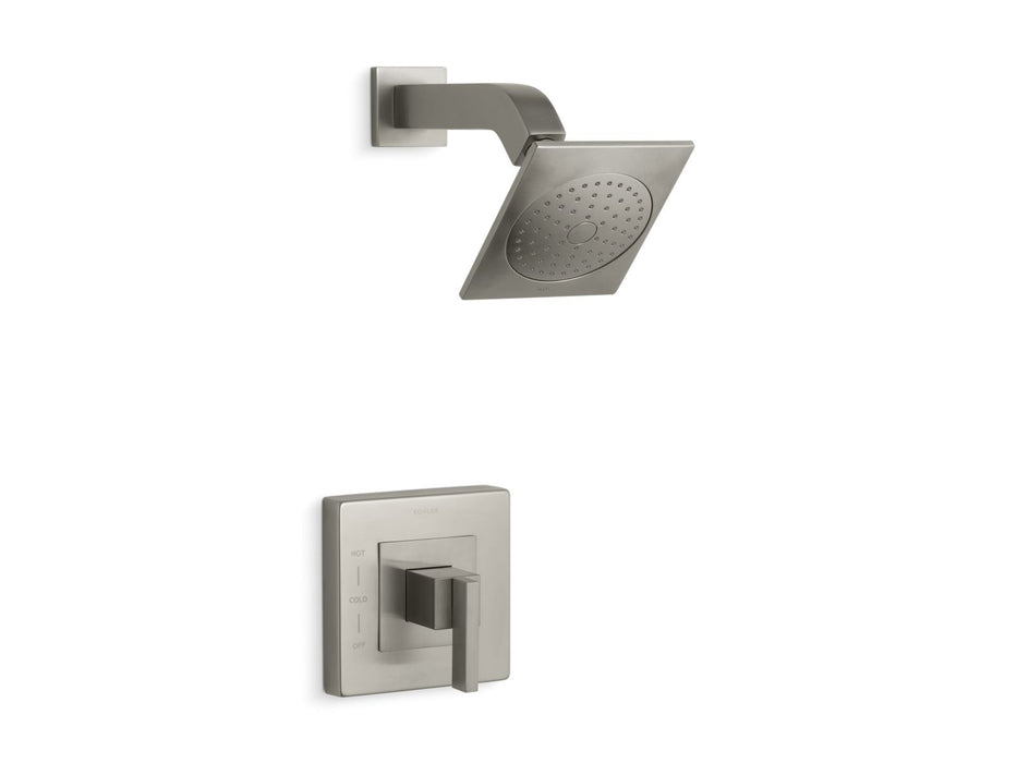 KOHLER K-TS14670-4 Loure Rite-Temp shower trim kit, 2.5 gpm, vibrant brushed nickel