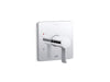 KOHLER K-TS23501-4 Parallel Rite-Temp shower valve trim, polished chrome