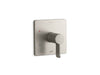 KOHLER K-TS23501-4 Parallel Rite-Temp shower valve trim, vibrant brushed nickel