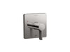 KOHLER K-TS23501-4 Parallel Rite-Temp shower valve trim, vibrant titanium