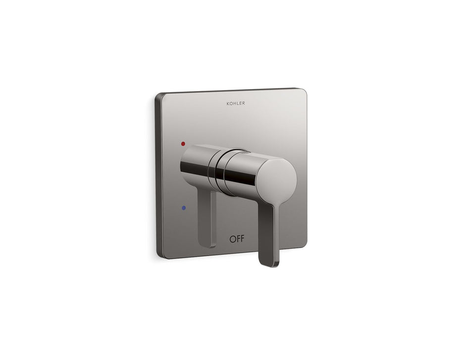 KOHLER K-TS23501-4 Parallel Rite-Temp shower valve trim, vibrant titanium