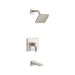 KOHLER K-TS23502-4 Parallel Rite-Temp bath and shower trim kit, 2.5 gpm, vibrant brushed nickel