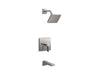 KOHLER K-TS23502-4G Parallel Rite-Temp bath and shower trim kit, 1.75 gpm, vibrant titanium