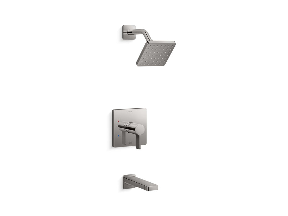 KOHLER K-TS23502-4G Parallel Rite-Temp bath and shower trim kit, 1.75 gpm, vibrant titanium
