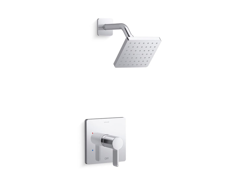 KOHLER K-TS23503-4 Parallel Rite-Temp shower trim kit, 2.5 gpm, polished chrome