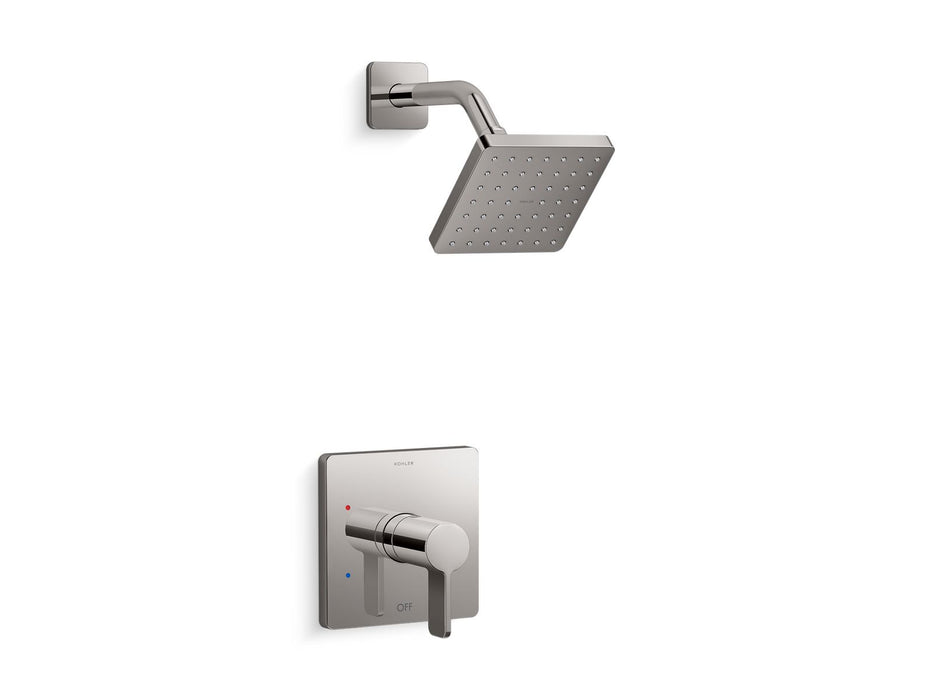 KOHLER K-TS23503-4G Parallel Rite-Temp shower trim kit,1.75 gpm, vibrant titanium