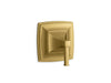 KOHLER K-TS23952-4 Riff Rite-Temp valve trim, vibrant brushed moderne brass