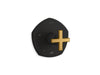 KOHLER K-TS27043-3 Occasion Rite-Temp valve trim with cross handle, matte black with moderne brass