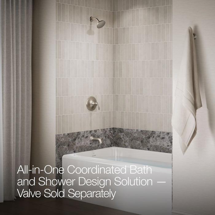 KOHLER K-TS27381-4G Bellera Rite-Temp bath and shower trim kit, 1.75 gpm, vibrant brushed nickel - view 5