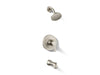 KOHLER K-TS27391-4G Simplice Rite-Temp bath and shower trim kit, 1.75 gpm, vibrant brushed nickel