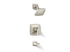 KOHLER K-TS27403-4G Riff Rite-Temp bath and shower trim kit, 1.75 gpm, vibrant brushed nickel