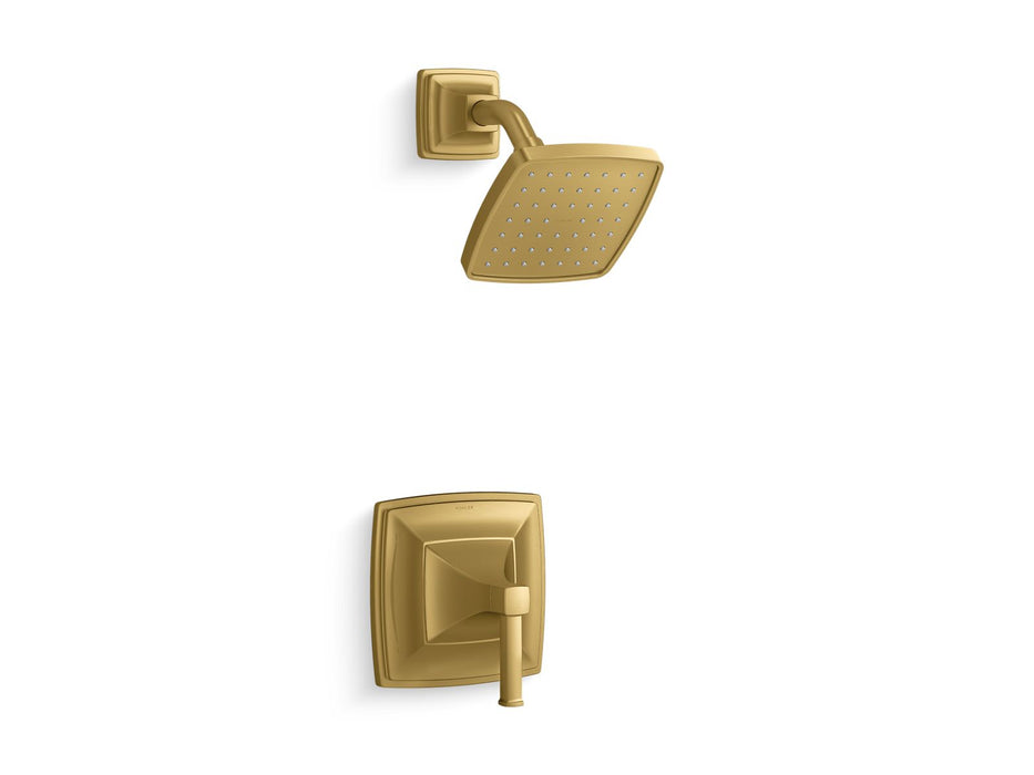 KOHLER K-TS27404-4G Riff Rite-Temp shower trim kit, 1.75 gpm, vibrant brushed moderne brass