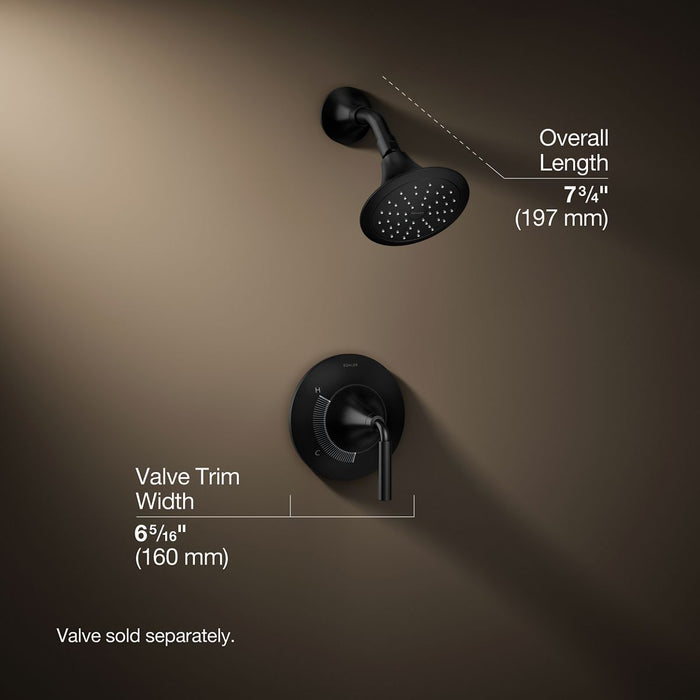 3/4 view of product with dimensions