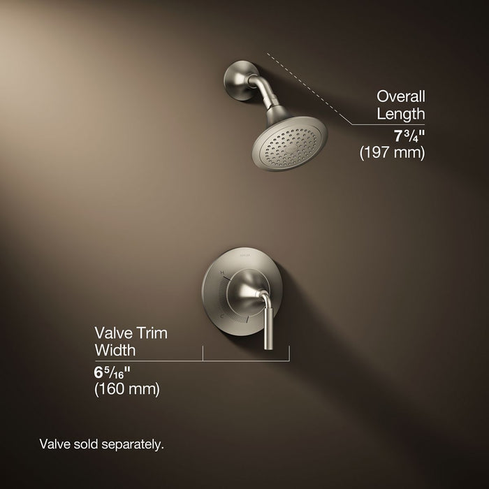 3/4 view of product with dimensions