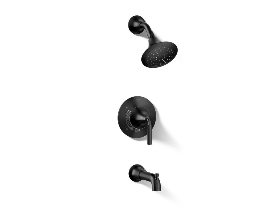KOHLER K-TS27421-4G Tone Rite-Temp bath and shower trim kit, 1.75 gpm, matte black