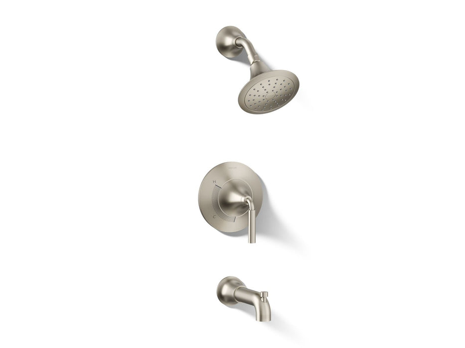 KOHLER K-TS27421-4G Tone Rite-Temp bath and shower trim kit, 1.75 gpm, vibrant brushed nickel