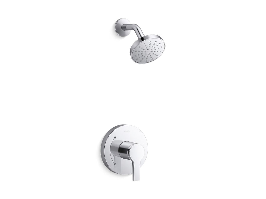 KOHLER K-TS35321-4H Elate Rite-Temp shower trim kit, 1.5 gpm, polished chrome